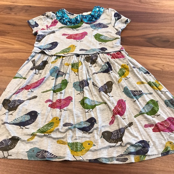 mini boden bird dress Mini Boden bird dress tunic 9-10 large vintage